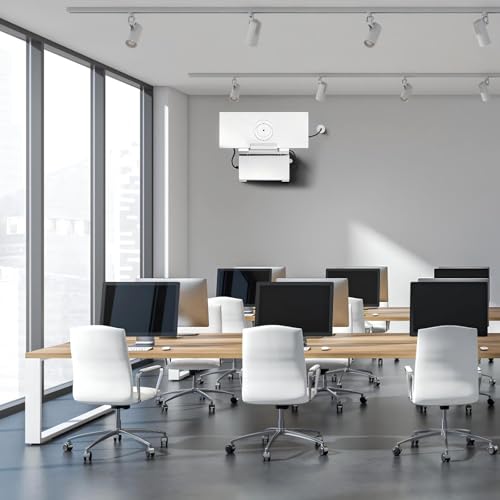 Pwzisu 6.87" x 3.14" x 5.43" D1 1000 Mbps Wi-Fi 6 Satellite Router Mount - White