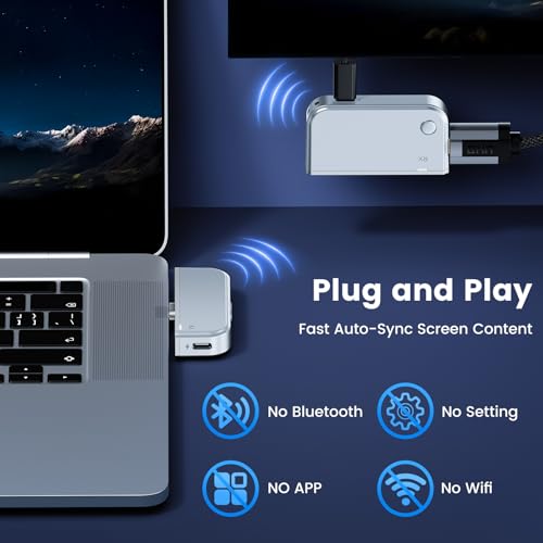 NXPGKEA 50M Model 07604722559 1080P 60Hz HDMI Wireless Transmitter and Receiver
