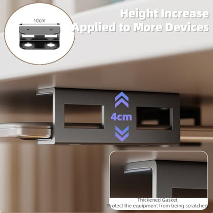 PEWORIGLEE Wall Mount Laptop Holder Model B0FH2V2D8C