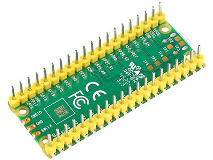 Bicool 2MB Pico Microcontroller Development Board with Pre-Soldered Header Based on Raspberry Pi RP2040 Chip Dual-Core Cortex M0+ 133MHz
