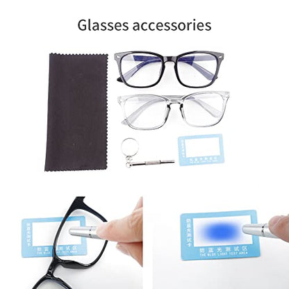 AFNWQI 52mm AFNWQI21654 Blue Light Blocking Glasses, Square, Full Rim