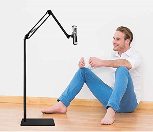 Elekpopu Tablet Floor Stand HVF235 Adjustable Arm Universal Holder