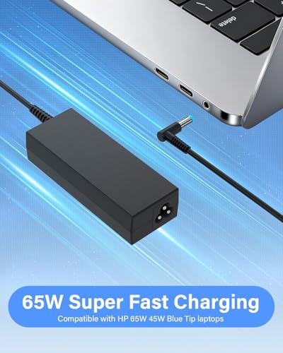 QXA 65W BRJ65195333 Charger Compatible with HP Laptops 240V 19.5V 3.33A AC Power Adapter