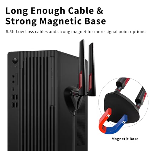 eifagur 9dBi Tri-Band Antenna Model B0D1G6Z8YB 2.4GHz 5GHz 6GHz