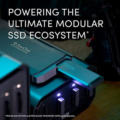 SanDisk Professional 4TB PRO-BLADE SSD Mag NVMe Portable Solid State Drive - SDPM1NS-004T-GBAND