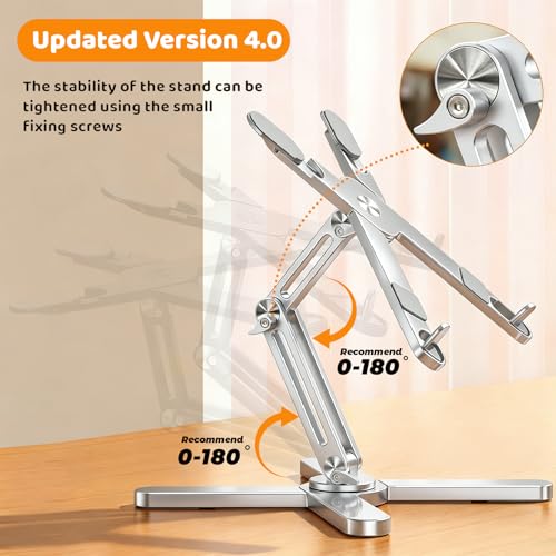 Moallia 11-16" N86 Portable Aluminum Tabletop Laptop Stand