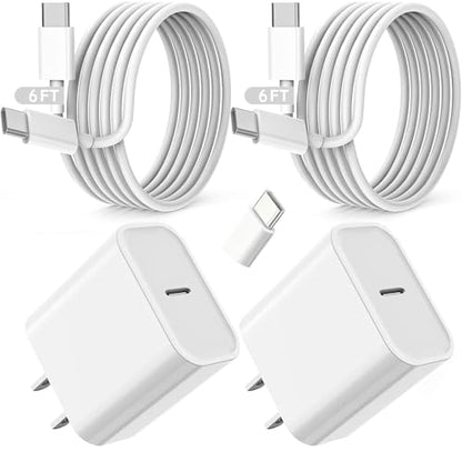 Blechmeki 20W USB-C Fast Charging Wall Charger and Cable Set CA-15T-US
