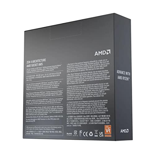 AMD Ryzen 5 7600X 6-Core Processor 5.3 GHz Socket AM5 38MB Cache