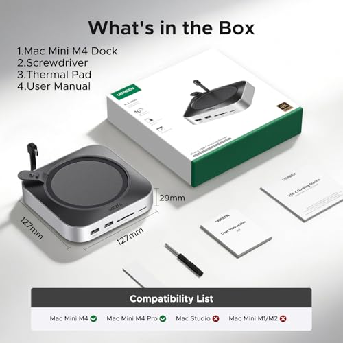 UGREEN 11-Port USB Hub with 10Gbps Transfer, SD Card Reader, for Mac Mini M4
