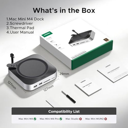 UGREEN 11-Port USB Hub with 10Gbps Transfer, SD Card Reader, for Mac Mini M4