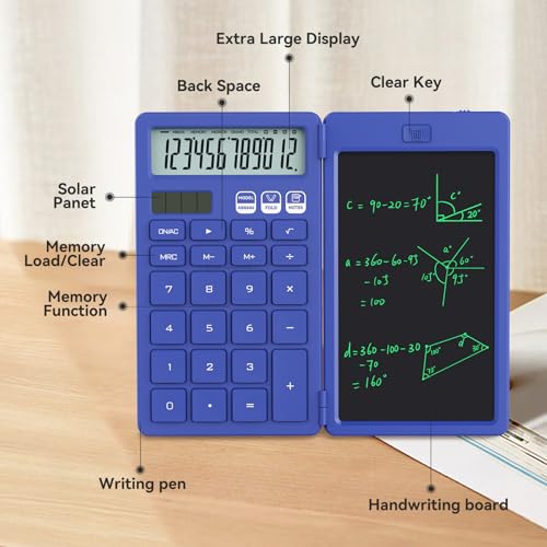 ROATEE Standard Function Calculator AB0606 7.2cm LCD Battery Solar Power
