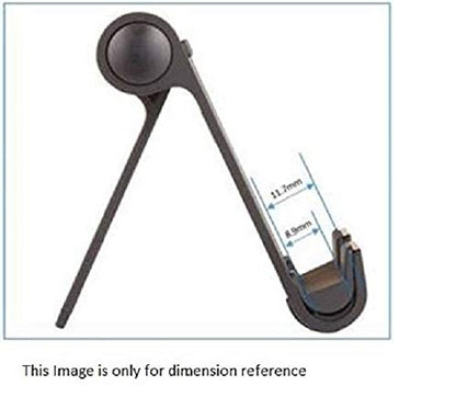 Amazon Basics Portable Stand for Tablets and Phones, Model L6LSH001-CS-R, Adjustable Length, Silver