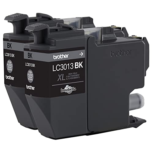 Brother Genuine LC30132PKS Black Ink Cartridges 2-Pack, High Yield, Compatible Inkjet Printers