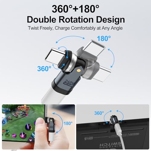MAXAUX 2-Pack USB Type C 90 Degree Adapter MAX-3