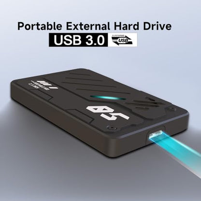 Tianken 500 GB EHDBJJ30 500 GB External Hard Drive USB 3.0 Aluminum Form Factor Portable Storage