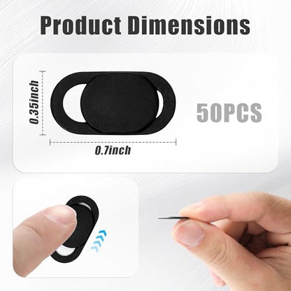 Eiodoni 7.83 x 2.72 x 0.12 inches Webcam Cover Privacy Slide