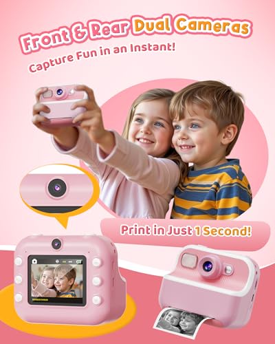 DUDUDRAGON Compact M8 Instant Camera 48MP 1080p CMOS Camera