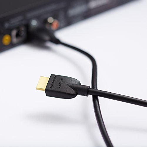 Amazon Basics 6ft HDMI Cable Male-to-Male 4K@60Hz High-Speed with Ethernet
