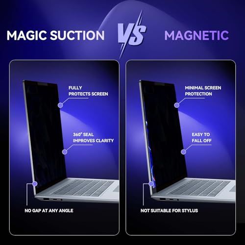 BROPGOD 13.5 Inch Surface Laptop Privacy Screen Filter - High Clarity Screen Protector with Anti-Glare, Anti-Fingerprint, and Scratch Resistant Features