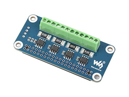 Waveshare 4-ch Current/Voltage/Power Monitor HAT for Raspberry Pi I2C Interface