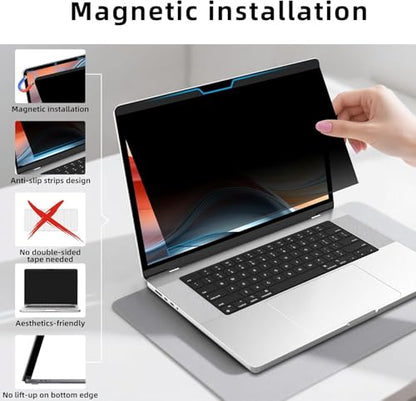 ZOEGAA 13 Inch MacBook Neo Privacy Filter Anti-Glare Blue Light Blocking