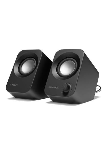 FUNLOGY 14W Bookshelf Speaker FUNLOGY Speaker AUX Black