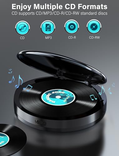 AFU 5.75" CD35 CD Player Bluetooth Connectivity Anti-Skip 1-Channel Portable