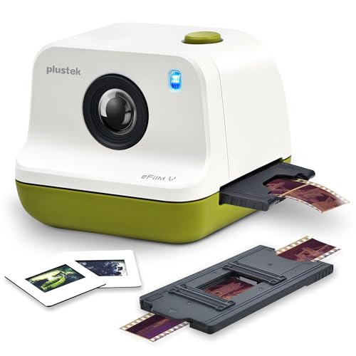 Plustek eFilm V Film Scanner 1800 dpi USB 24-Bit Color 8-Bit Greyscale