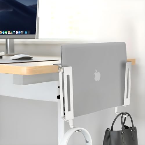 IFCASE Adjustable Desk Side Laptop Mount Holder Ifcase-lh01 White