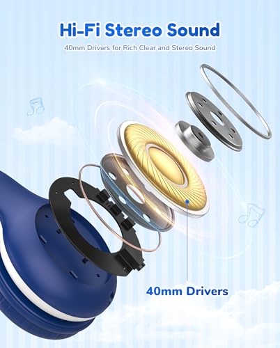 EarFun On-Ear Wired and Wireless Kids Headphones K2 Bluetooth 5.4 40mm Stereo