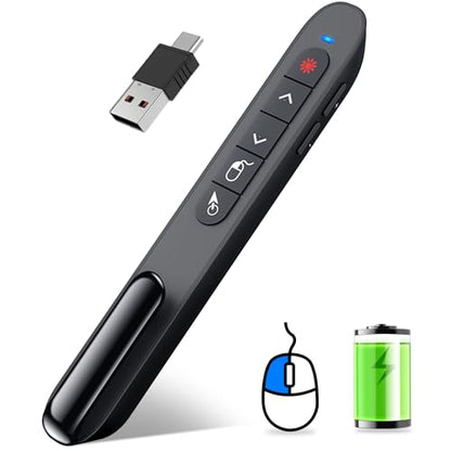 DINOSTRIKE 1 Count TK701 Rechargeable Wireless Presenter Remote