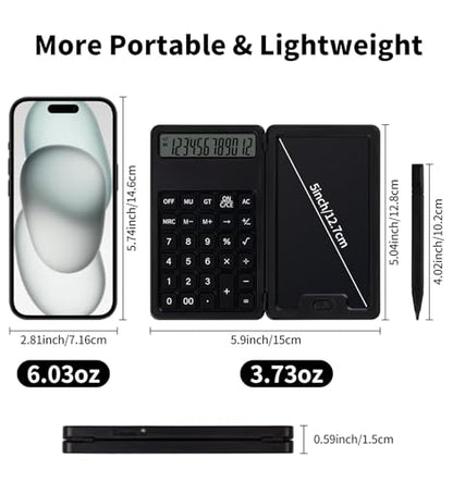 pindda 2.95" x 5.04" JSQX0101B LCD Standard Function Battery Powered Calculator