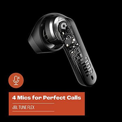 JBL Tune Flex JBLTFLEXBLKAM Wireless Headphones Bluetooth 5.2 Water Resistant Black