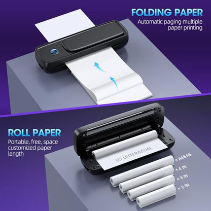 Aixiqee A80 Monochrome Thermal Printer 600x600 dpi