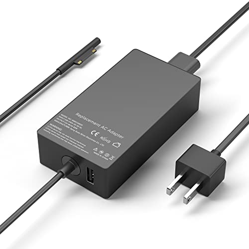 YBRUZRUB 65W USB Type A Power Adapter SK90150400 for Microsoft Surface Laptops and Tablets