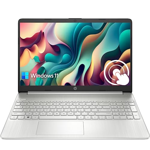 HP 15.6" HD 1366x768 Touchscreen Laptop, Intel Core i3-1115G4, 16GB RAM, 1TB SSD, HDMI, Windows 11 Home, Silver