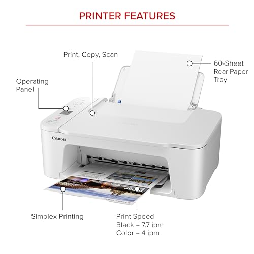 Canon 8.7 lb TS3720 Inkjet Printer 4800 x 1200 dpi Color 1-Count
