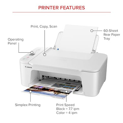 Canon 8.7 lb TS3720 Inkjet Printer 4800 x 1200 dpi Color 1-Count