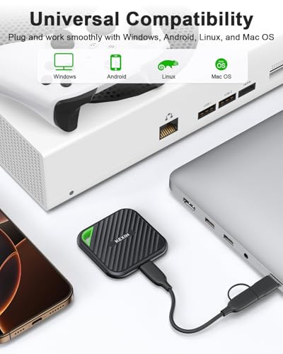 KEXIN 512GB X6Max-BG-512G-KX 2000MB/s 1800MB/s USB-C Solid State Drive