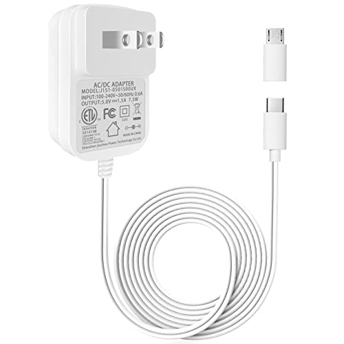 Gonine 5V 1.5A Type C Power Supply JZB024-050150UX, AC 100-240V to DC 5V Adapter
