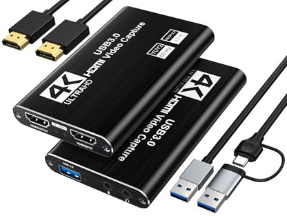 XIIXMASK USB 3.0 HDMI Capture Card Model ffdd44e2-d73d-4ee9-a63a-715a61e69624 4K60Hz 1080P 60FPS External Video Recorder