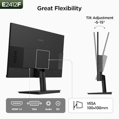 KOORUI 24-inch E2412F Full HD 1920 x 1080 100Hz VA Monitor