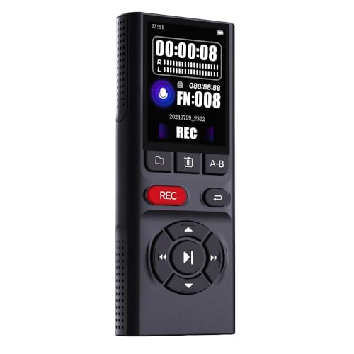 Jaswill 64GB A1 USB Digital Voice Recorder for Personal Computer