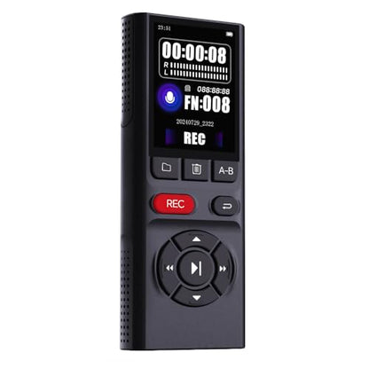 Jaswill 64GB A1 USB Digital Voice Recorder for Personal Computer