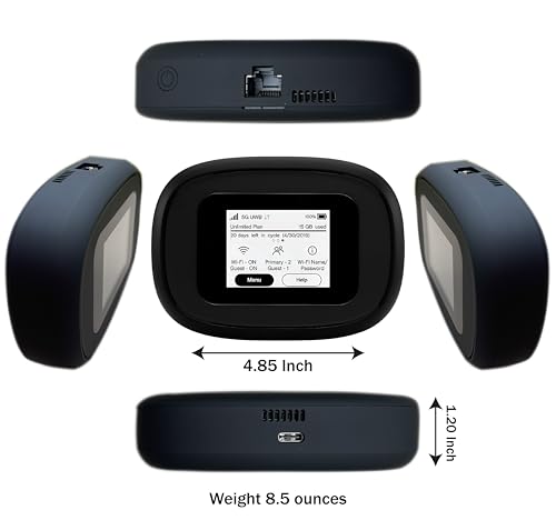 EVDO-LINK M1000 Mobile Hotspot 5G/Wi-Fi Dual-Band 2400 Mbps Router