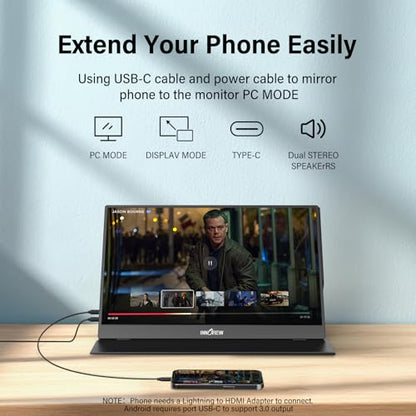 InnoView 15.6 INVPM406 1920x1080 60Hz LCD Monitor