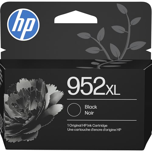 HP 952XL High Yield Black Original Ink Cartridge F6U19AN Compatible Printers: OfficeJet 8702, Pro 7720, 7740, 8210, 8216, 8710, 8715, 8720, 8725, 8730, 8740