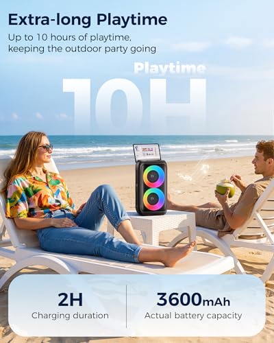 PWBSLAI 12" T-08 Speaker Metal, Plastic Portable Speaker