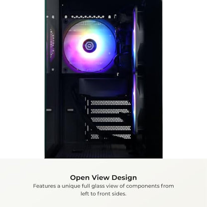 CyberPowerPC Computer Tower GMA3100A3 AMD Ryzen 5 5500 3.6GHz 2560 x 1440 4GB GDDR6 LED Computer Tower