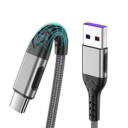 Durcord 10FT USB C Charging Cable Model TypC033 Silver